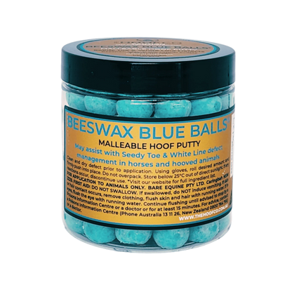 The Hoof Co Beeswax BLUE Balls