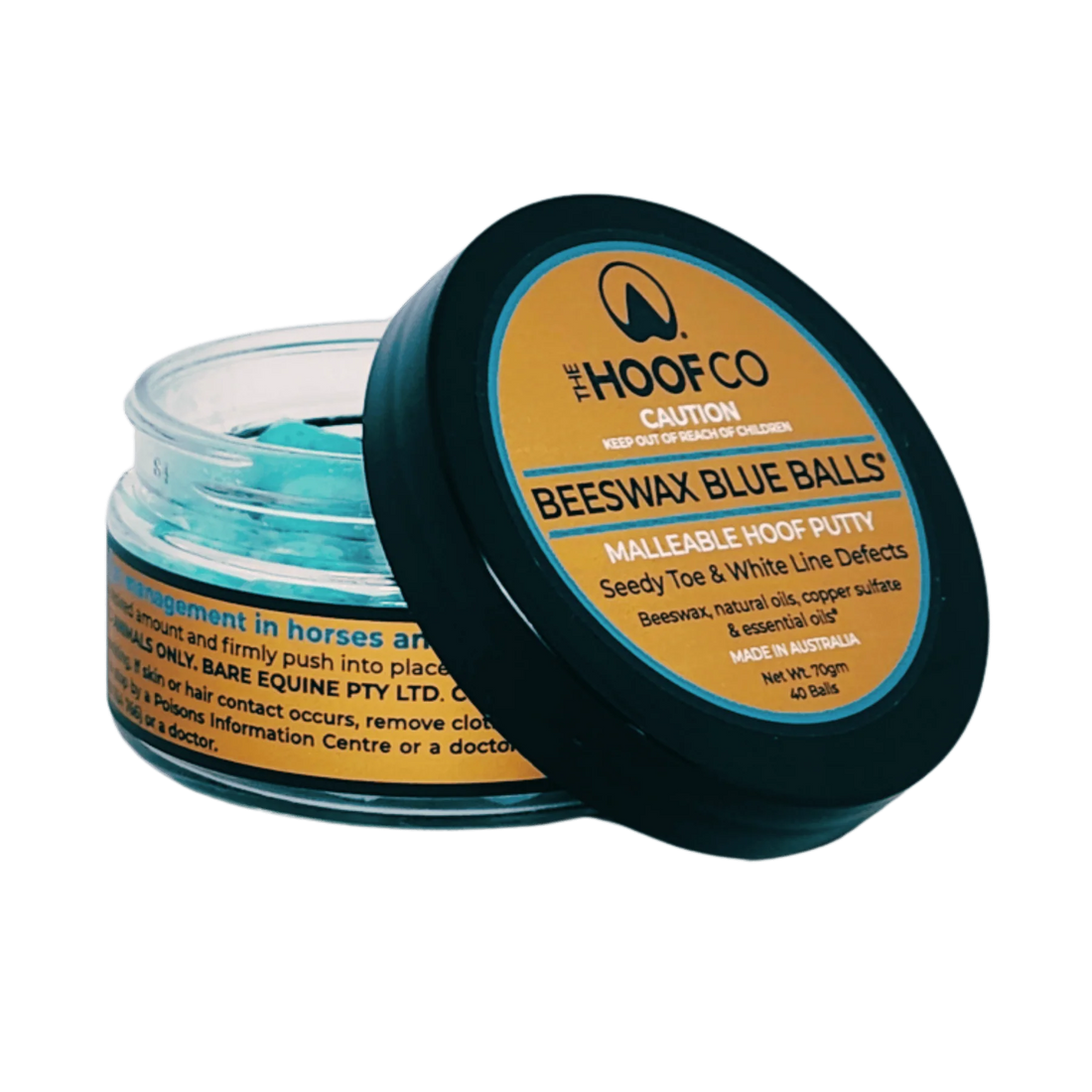 The Hoof Co Beeswax BLUE Balls