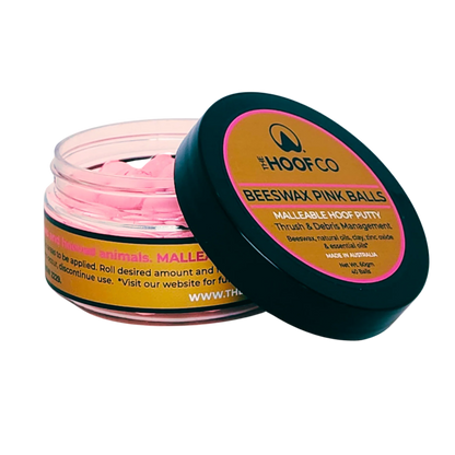 The Hoof Co Beeswax PINK Balls