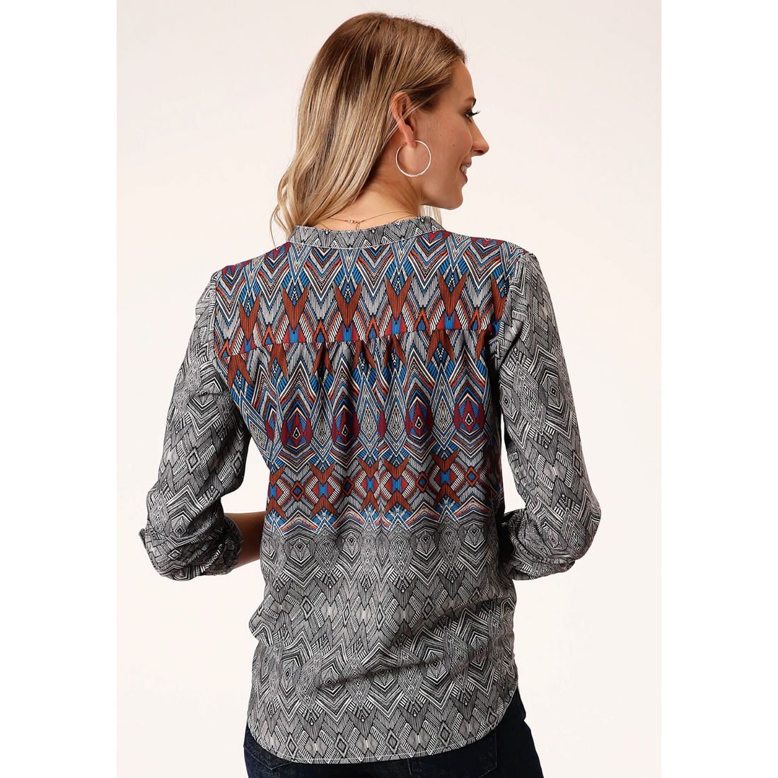 Just Country Womens Roper Print Blouse