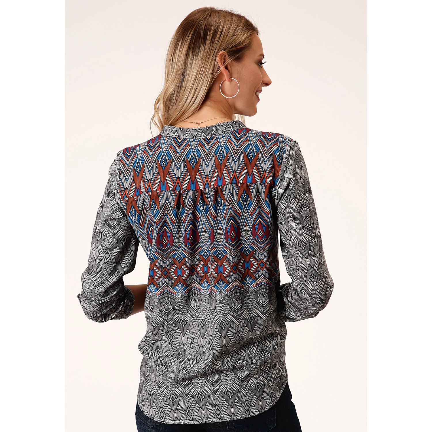 Just Country Womens Roper Print Blouse