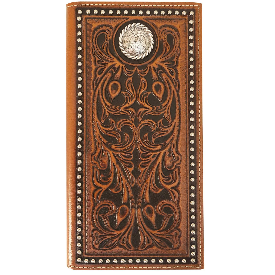 Roper Rodeo Tooled Leather Wallet