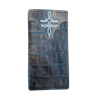 Twisted X Rodeo Brown Gator Wallet