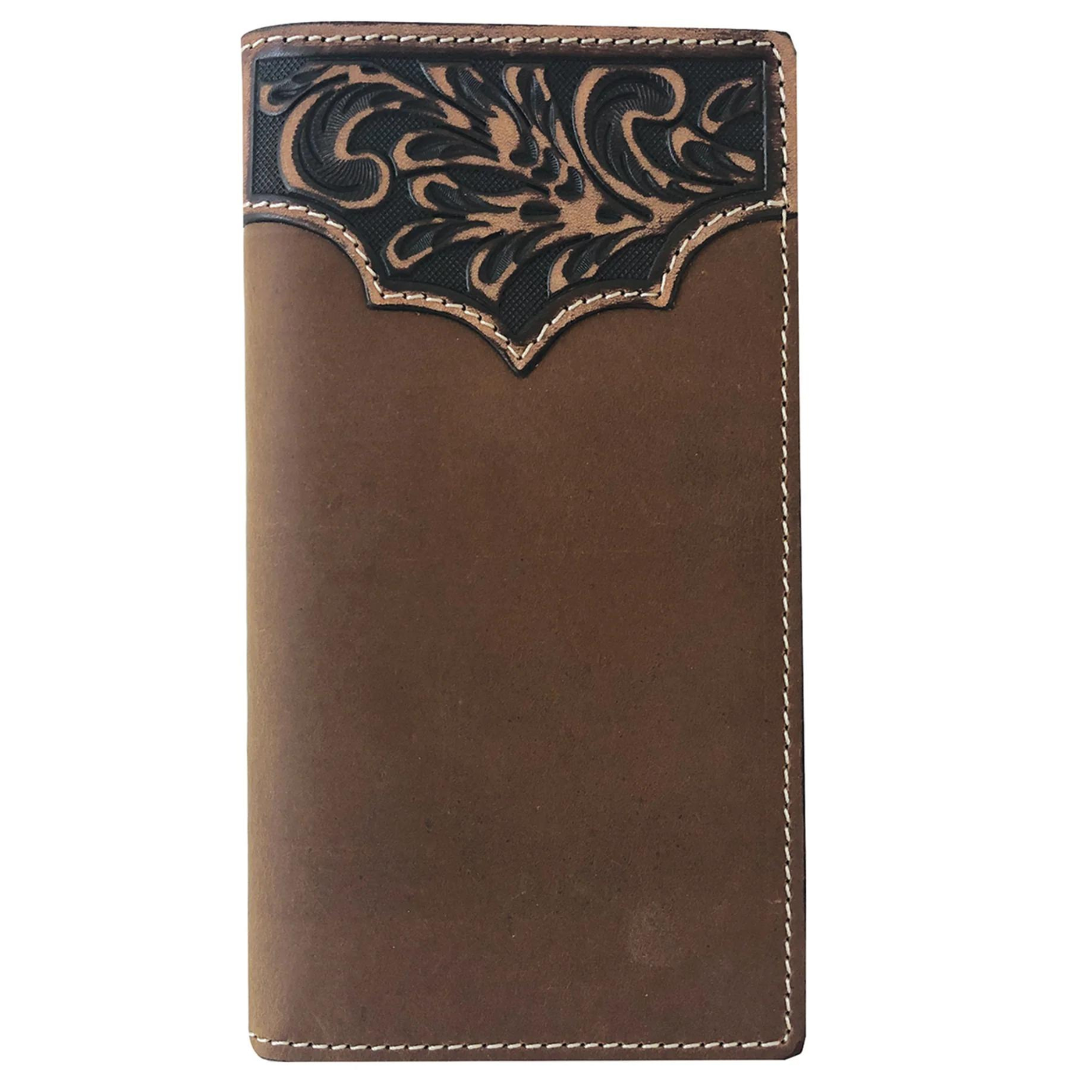 Roper Rodeo Tooled Yoke Wallet