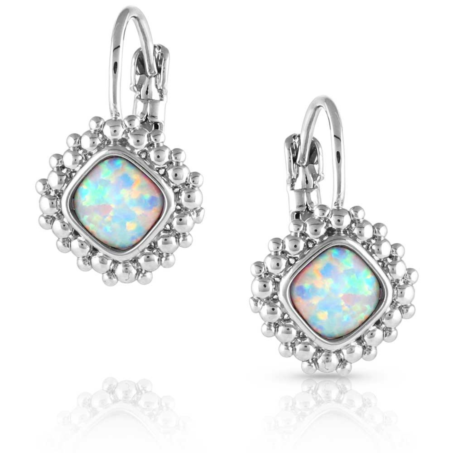 Montana Silversmiths Glacial Lake Opal Earrings