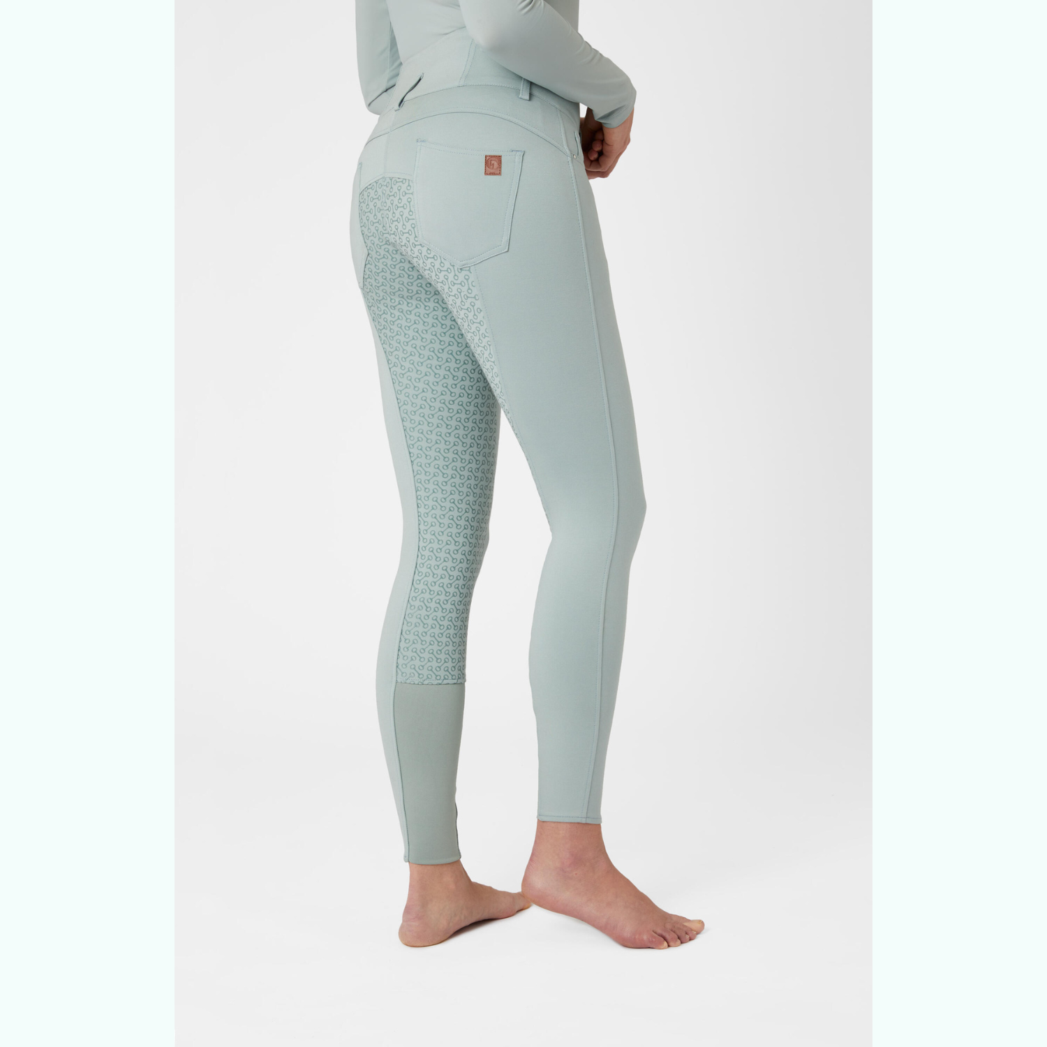 Horze Tara High Waist Silicone Knee Patch Breeches