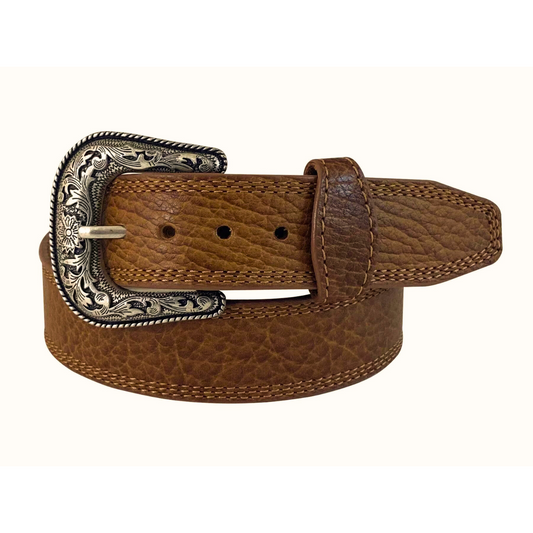 Roper Men's Bison Leather Belt