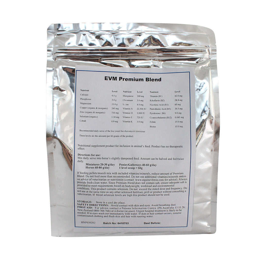 EVM Premium Blend – Superior Equine Vitamin and Mineral Supplement
