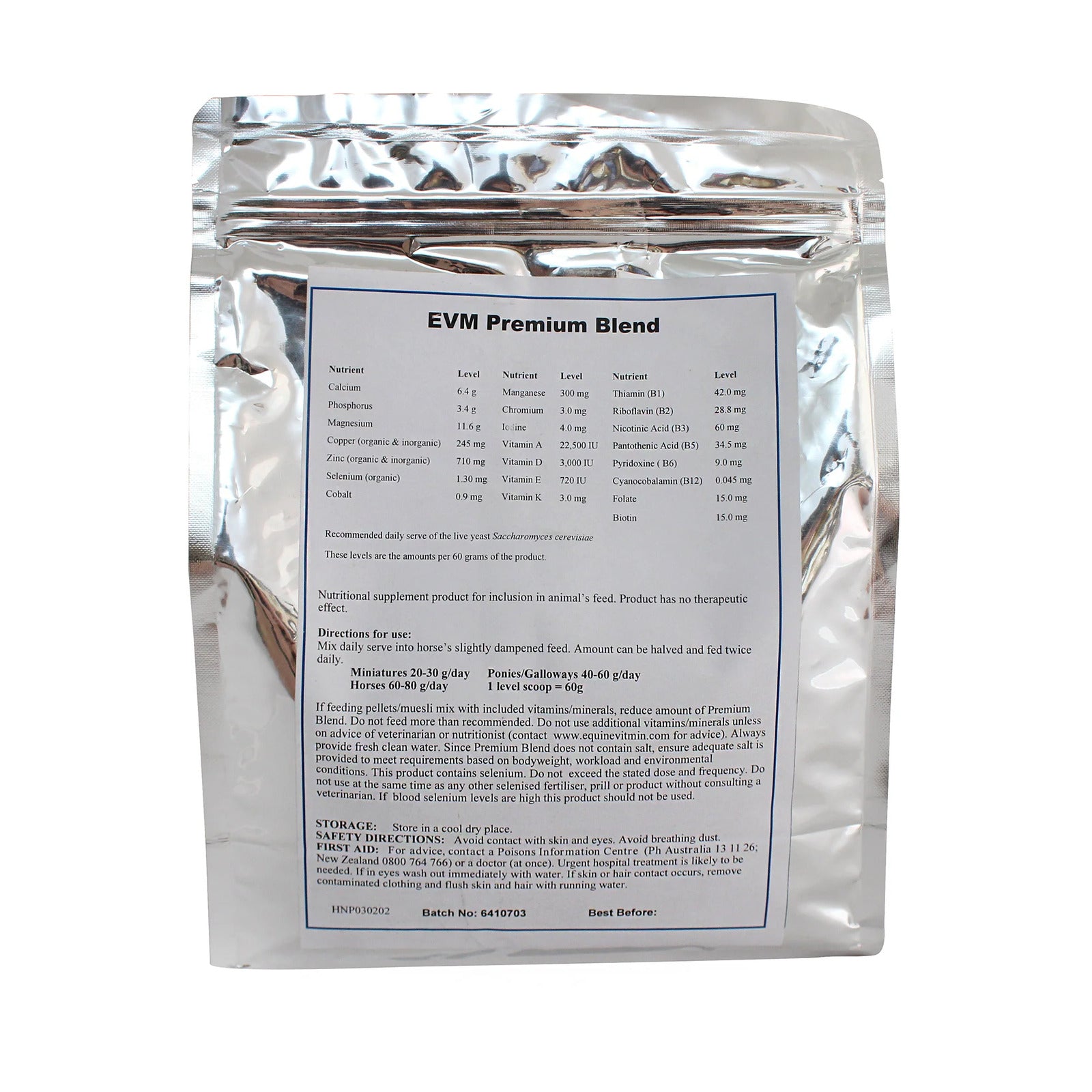 EVM Premium Blend – Superior Equine Vitamin and Mineral Supplement