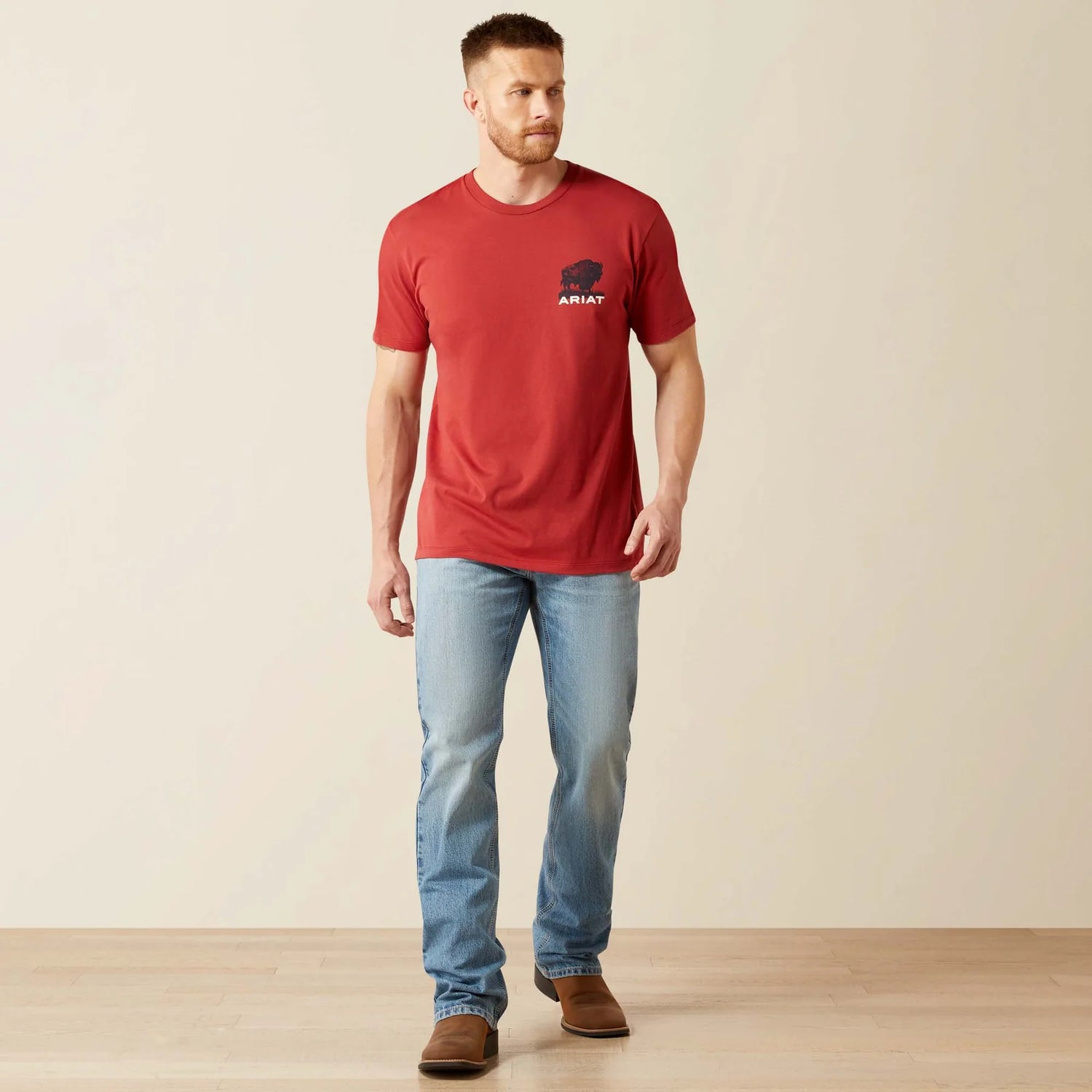 Ariat Mens Patriot Buffalo Coin Short Sleeve Tee