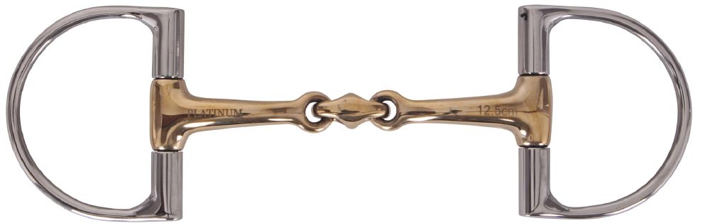 Platinum German Silver Dee Bit with Lozenge