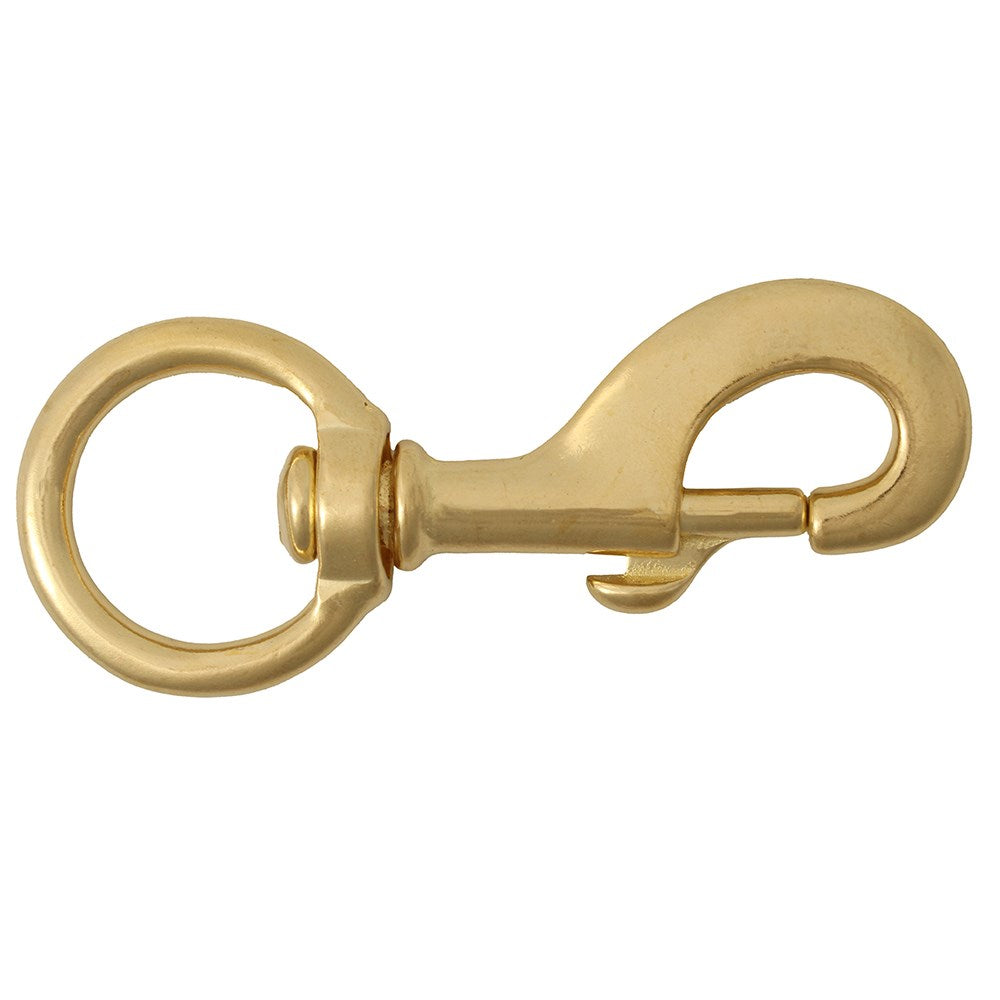 Heavy Brass Snap Round 1 1/4&quot;