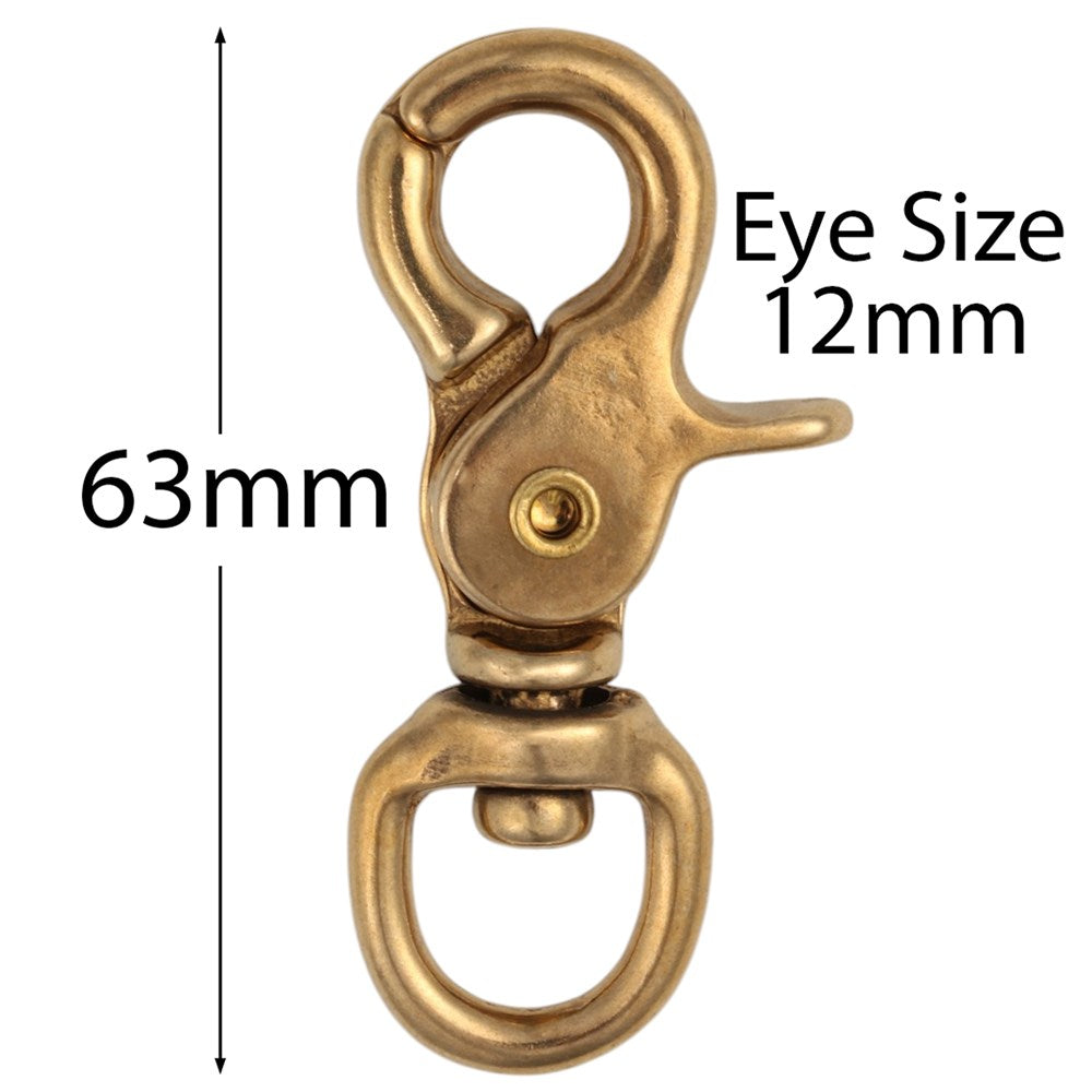 Brass Trigger Snap Round 1/2&quot;