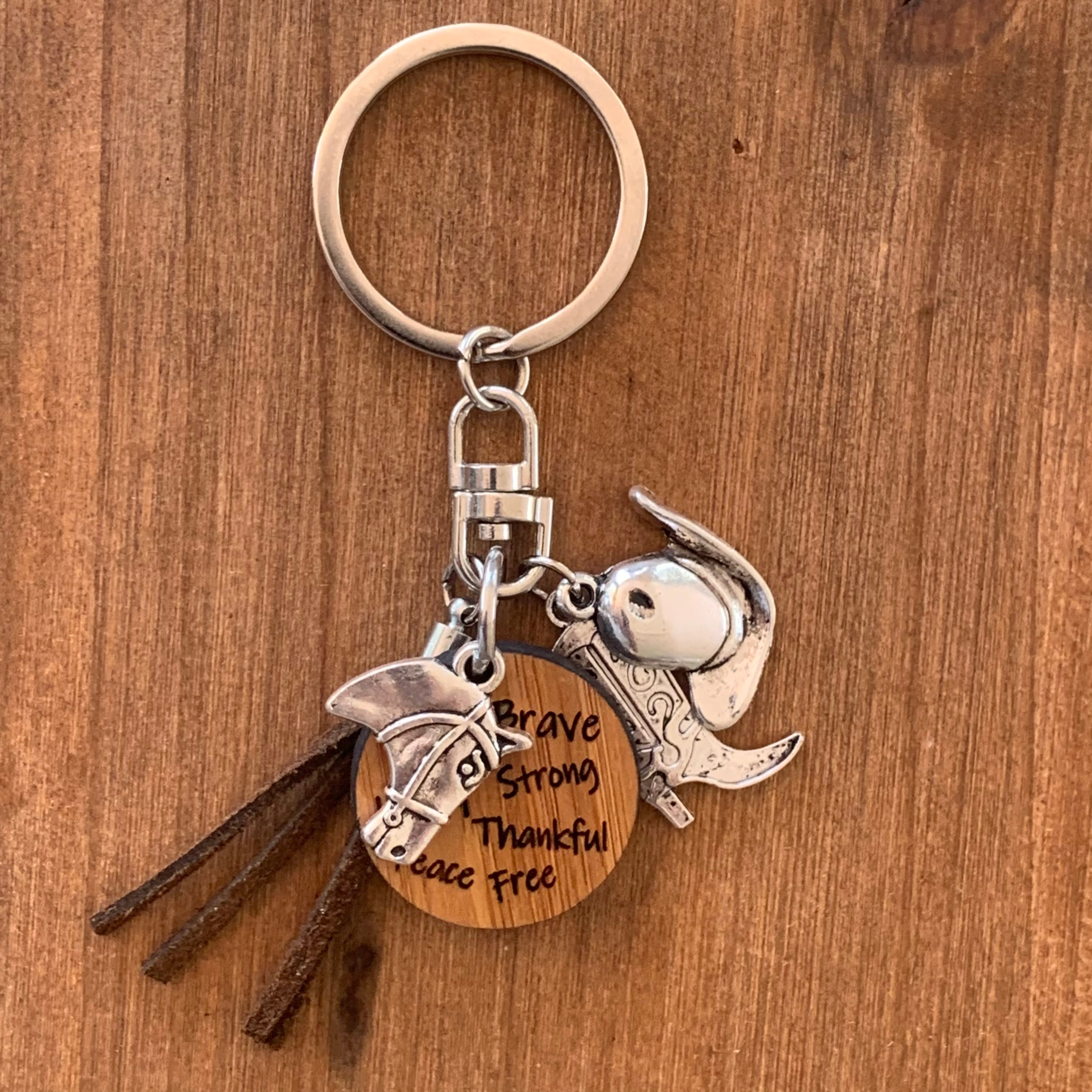 Tulmur Horse Charm Keyring