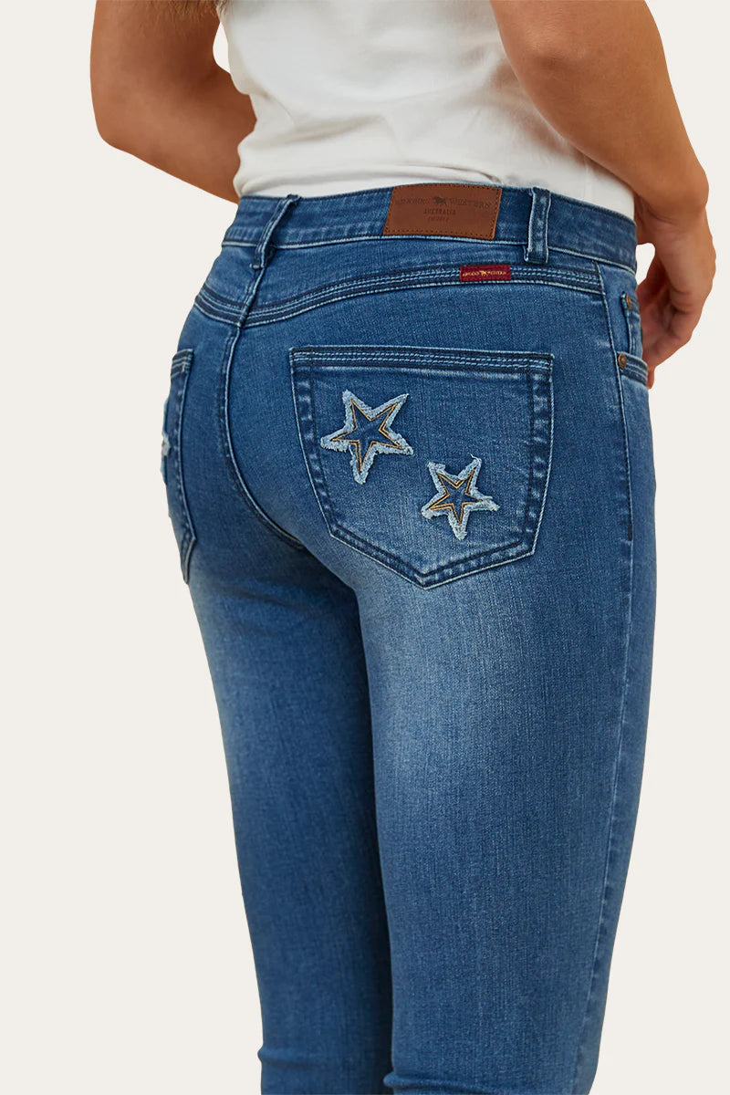 Ringers Western Caroline Rodeo Mid Rise Bootleg Jean