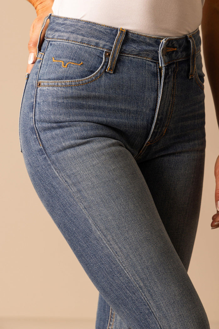 Kimes Ranch Jennifer High Rise Jeans - Mid Wash Blue