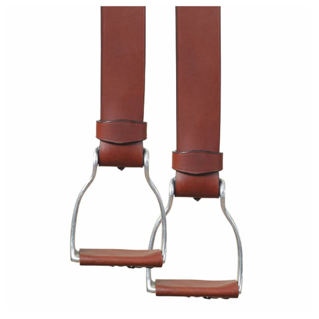 Stock Stirrup LEathers &amp; Oxbows Brown