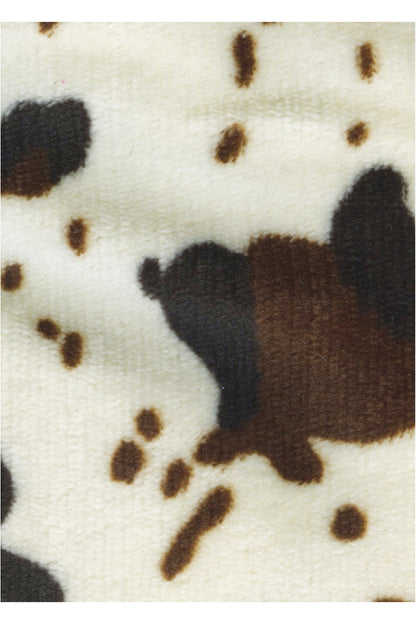 Pure Western Cow Pattern Snuggle Rug