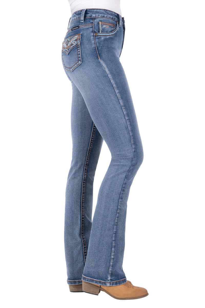 Pure Western Women's High Rise Boot Cut Jeans – Saddleworld Devonport