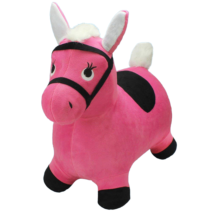 Pink Horse Bouncy Toy