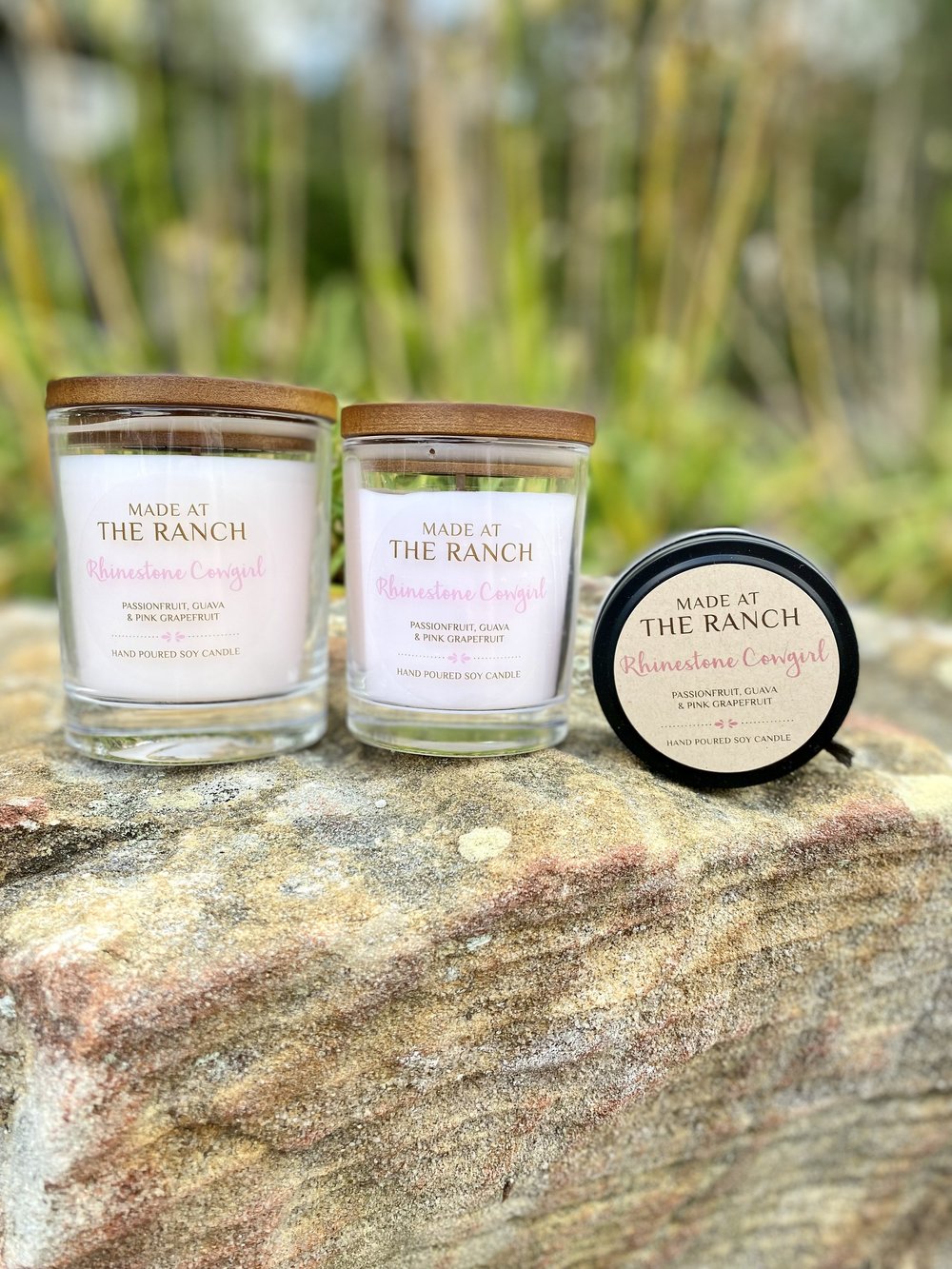 Made at the Ranch Soy Candle - Rhinestone Cowgirl
