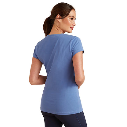 Ariat Womens Vertical Logo V-Neck T-Shirt