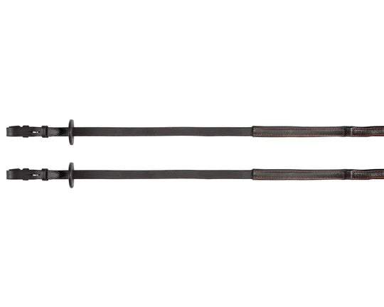 Jeremy &amp; Lord Nappa Covered Leather Reins