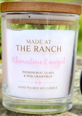 Made at the Ranch Soy Candle - Rhinestone Cowgirl