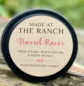 Made at the Ranch Soy Candle - Barrel Racer