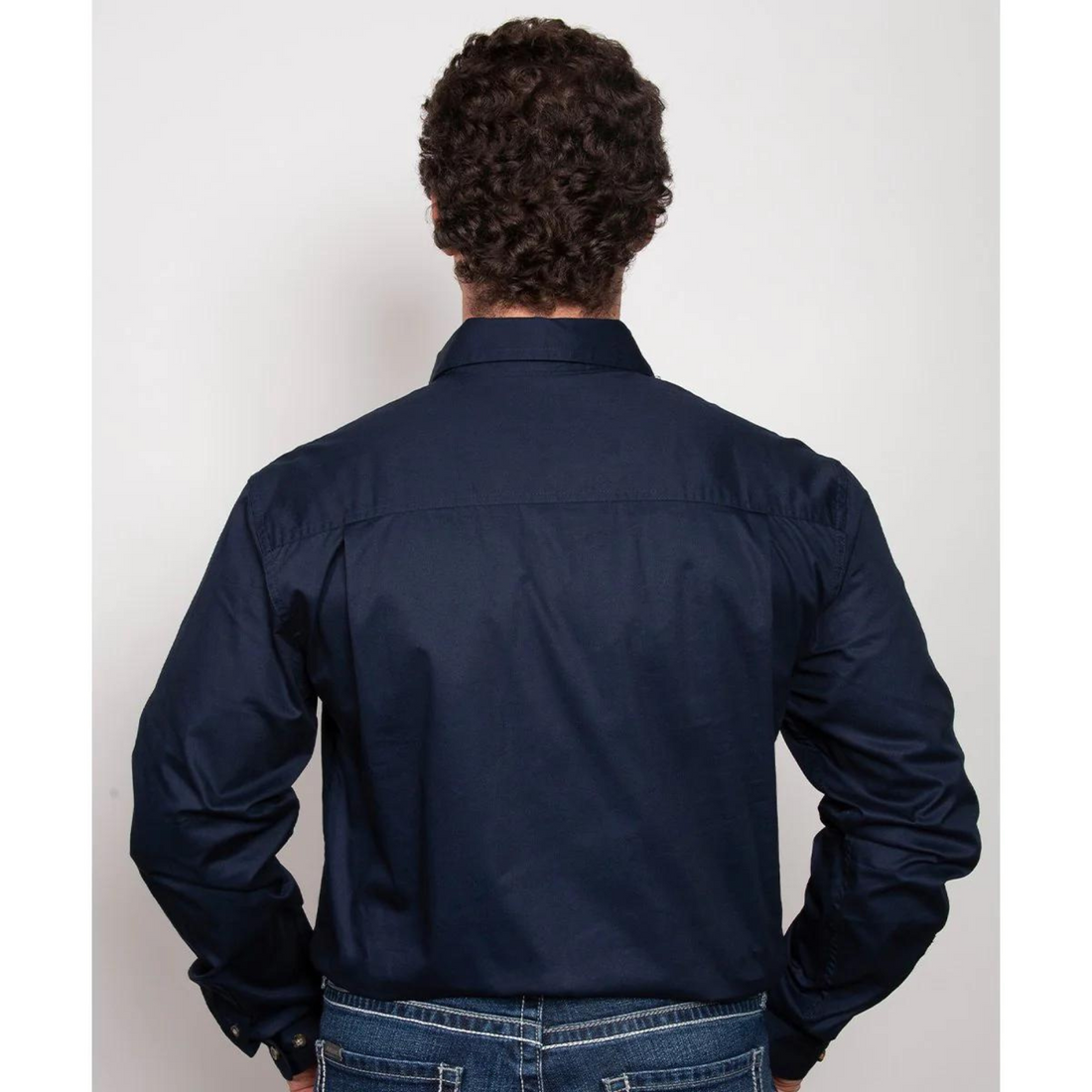 Just Country Mens Cameron 1/2 Button Workshirt
