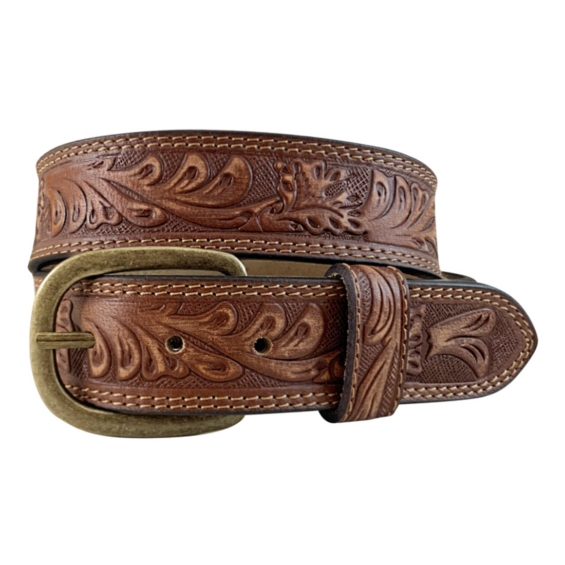 Roper Womens Floral Embossed Belt