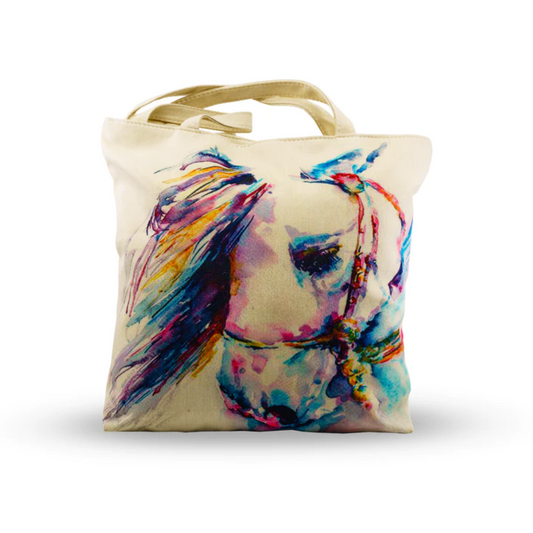 Saddleworld Horse Tote Bag