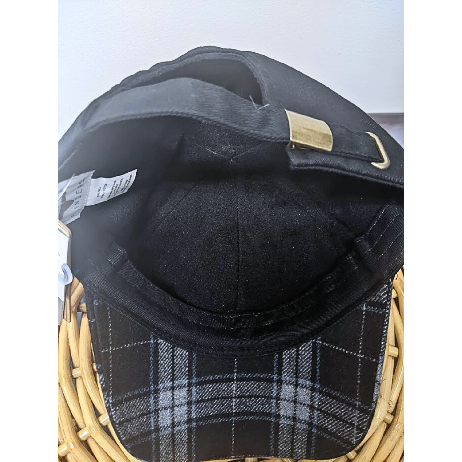 Flinders Wool Blend Check Cap