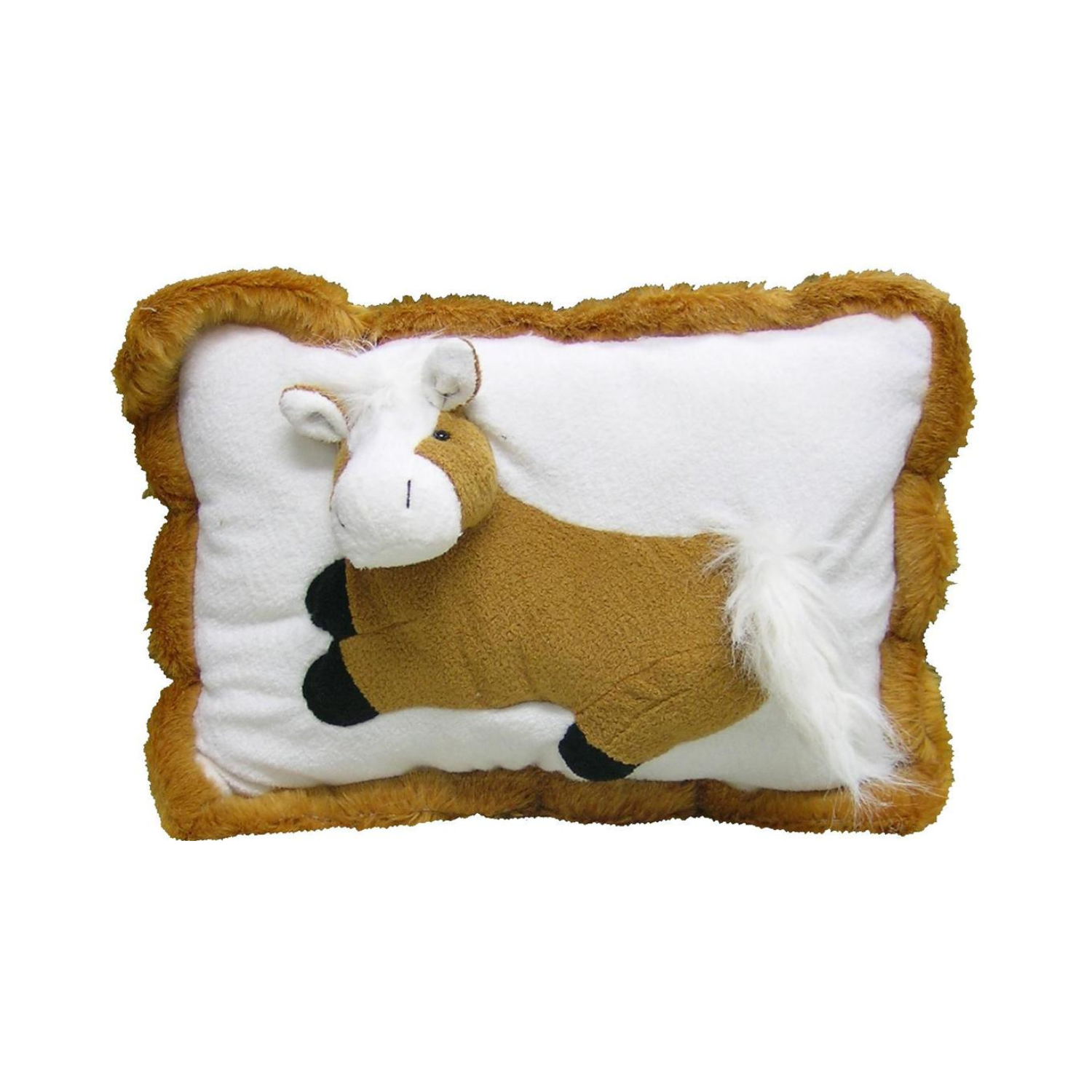 Cute &amp; Cuddly Horse Head Cushion