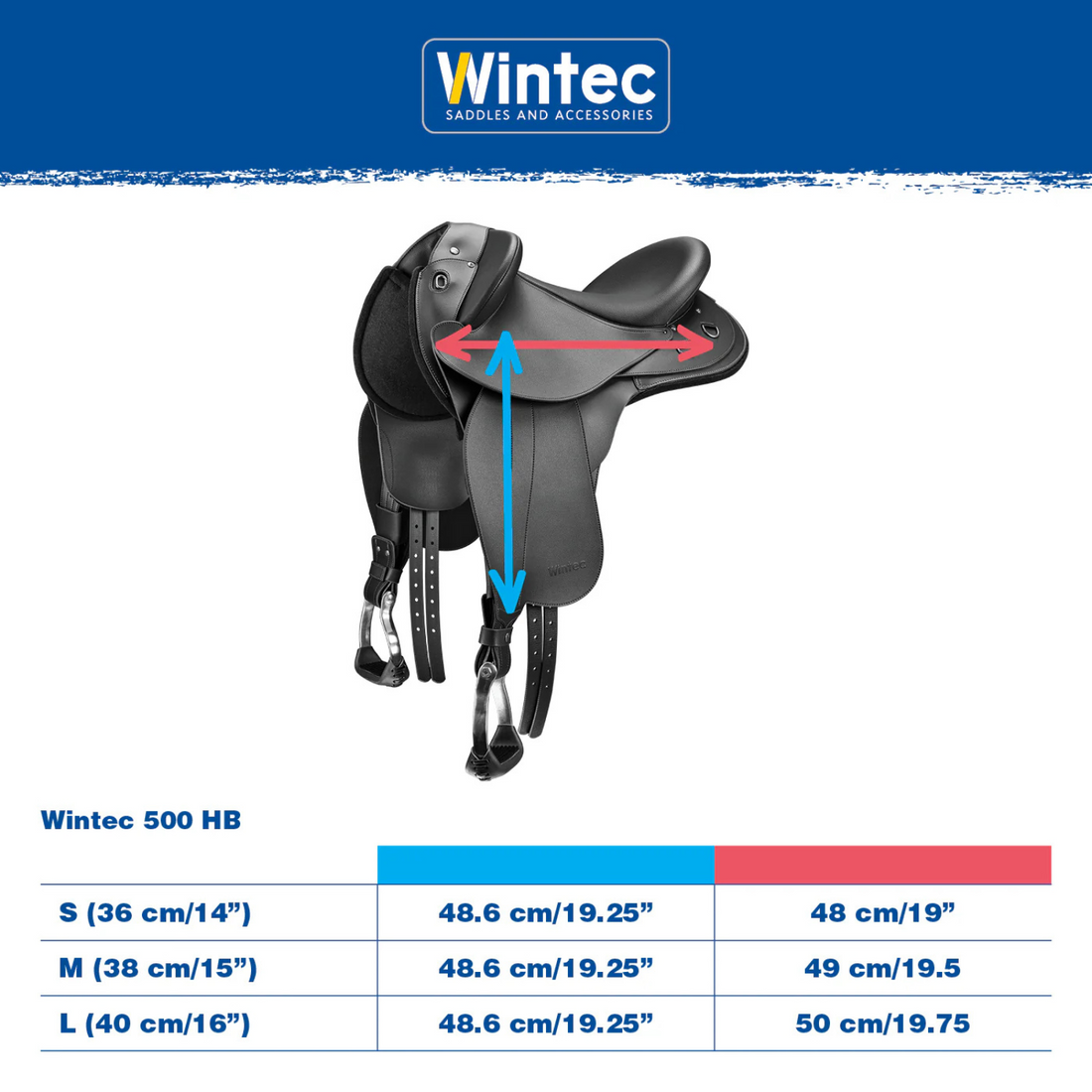 Wintec 500 Halfbreed Saddle