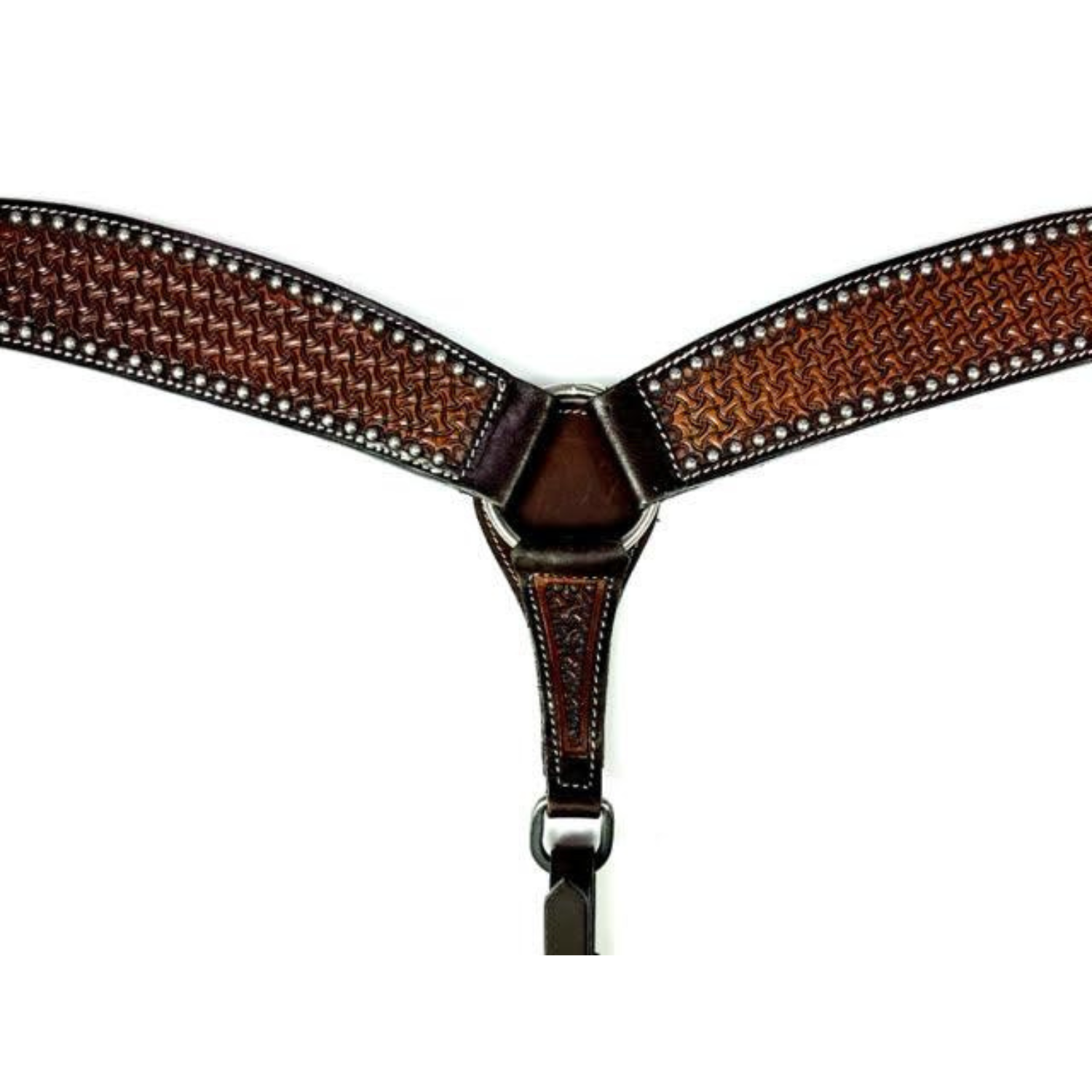 Ezy Ride Breast Plate with Dots and Stamping