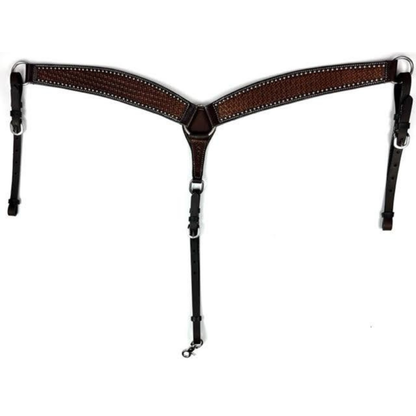 Ezy Ride Breast Plate with Dots and Stamping