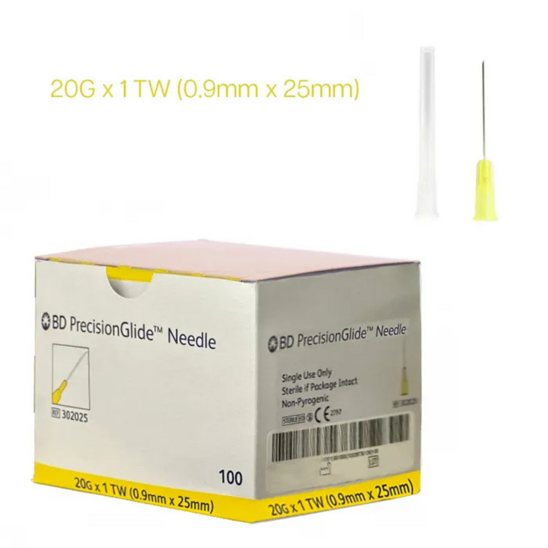 Hypodermic Needle 20g x 1 inch