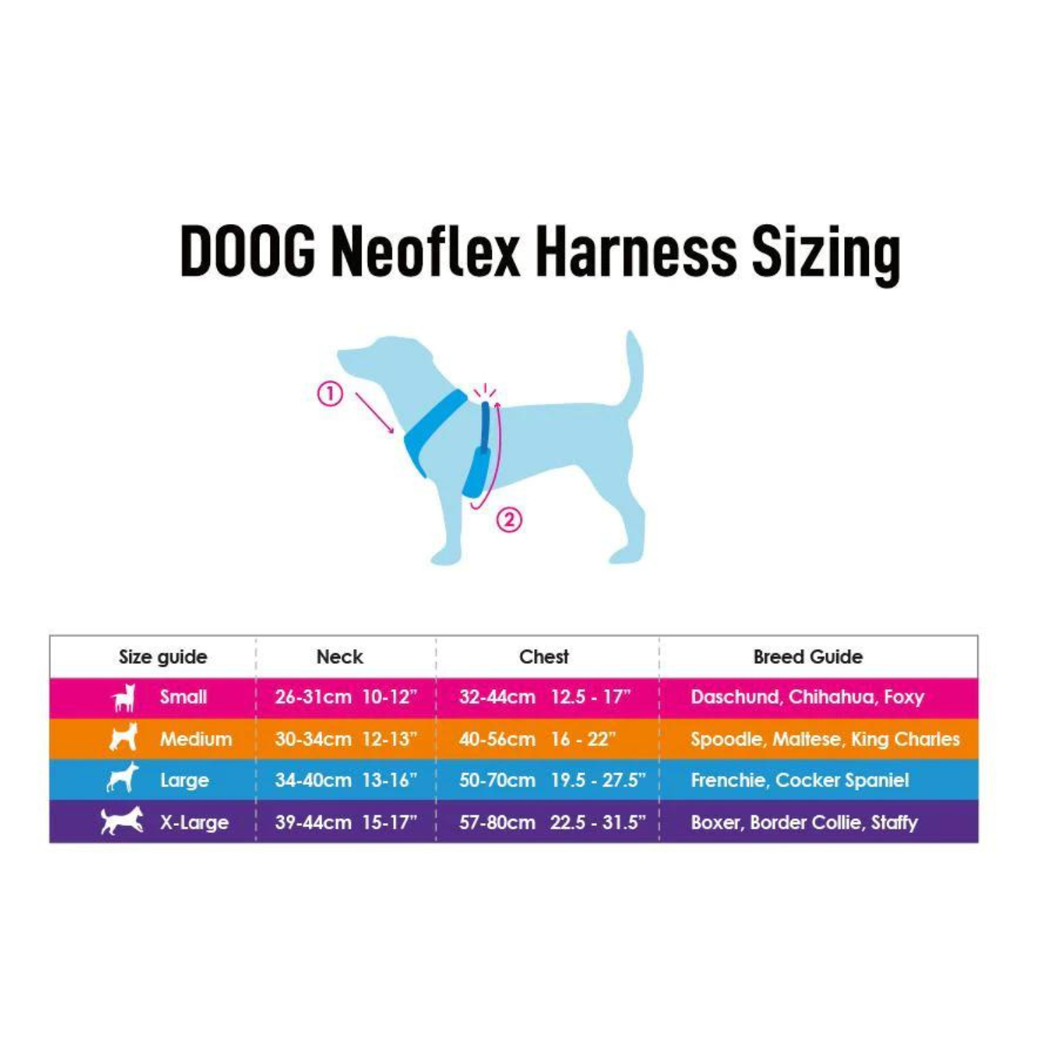 DOOG NEOFLEX SOFT HARNESS LADY Hot Pink