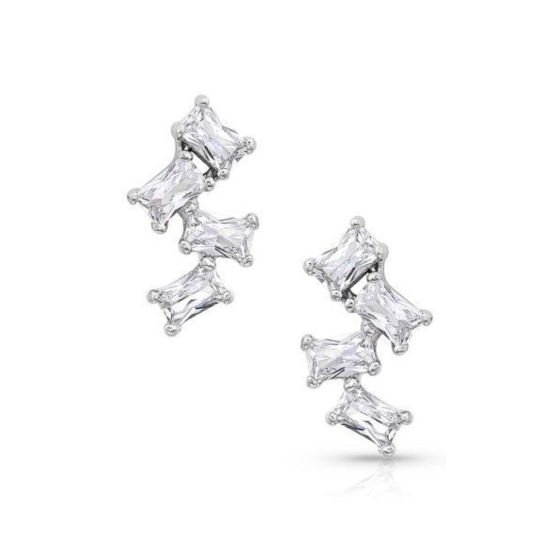 Montana Silversmiths Wandering Star Lights Trail Cluster Earrings