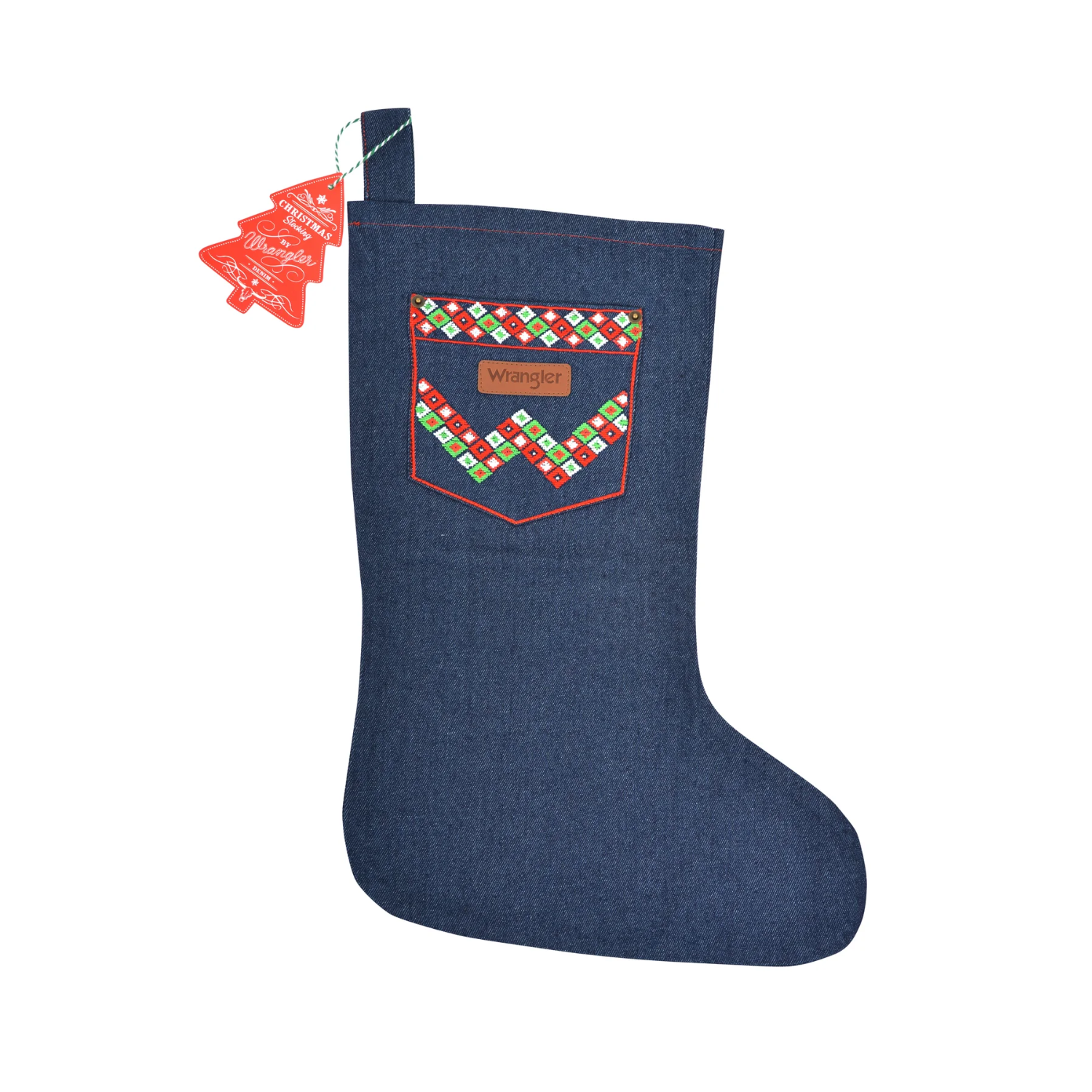 Wrangler Denim Christmas Stocking