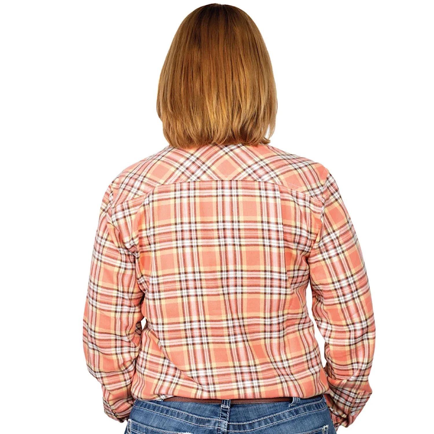 Just Country Womens Brooke Flannel Workshirt