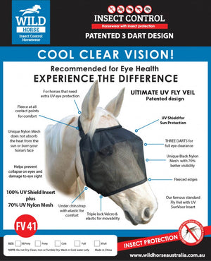 Wild Horse Ultimate UV Fly Veil - 3 Dart