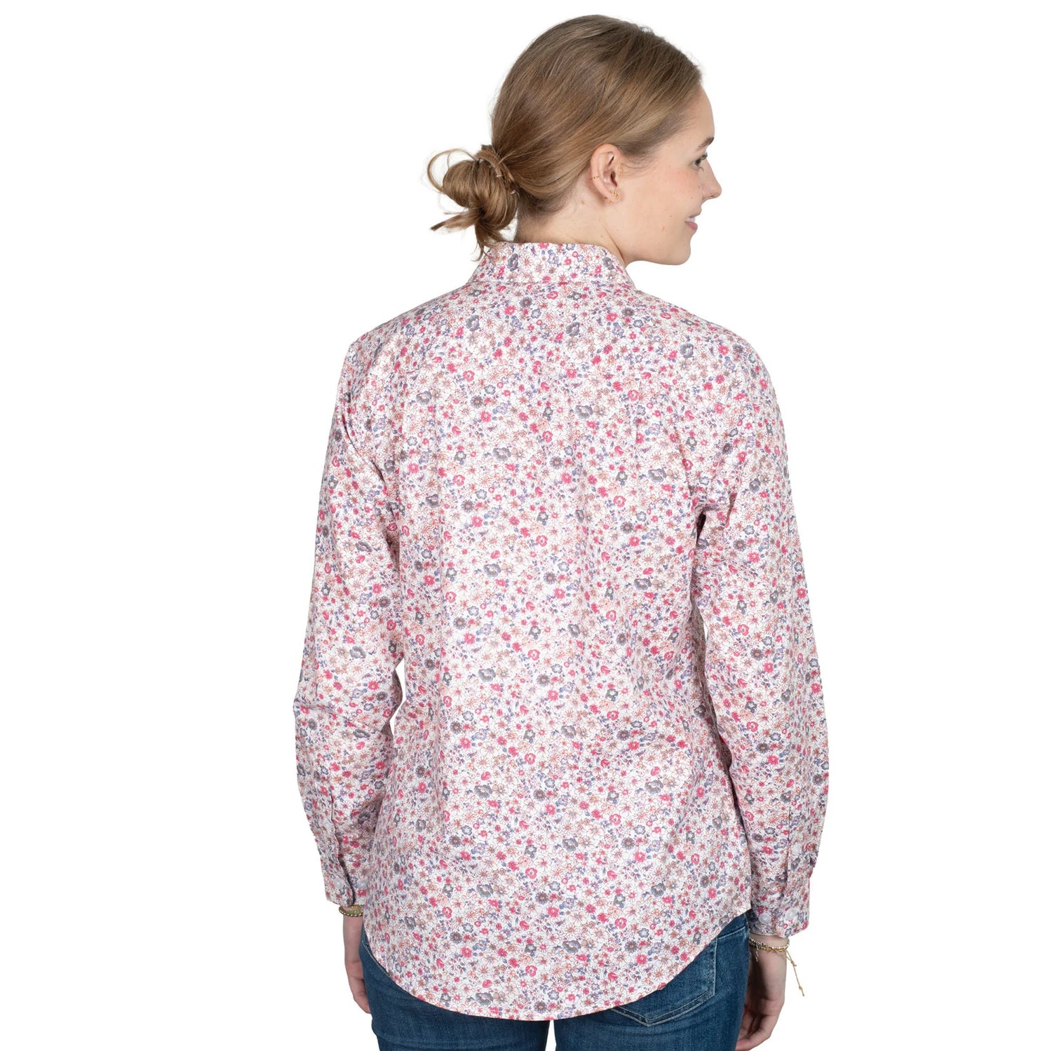 Just Country Womens Georgie Half Button Workshirt