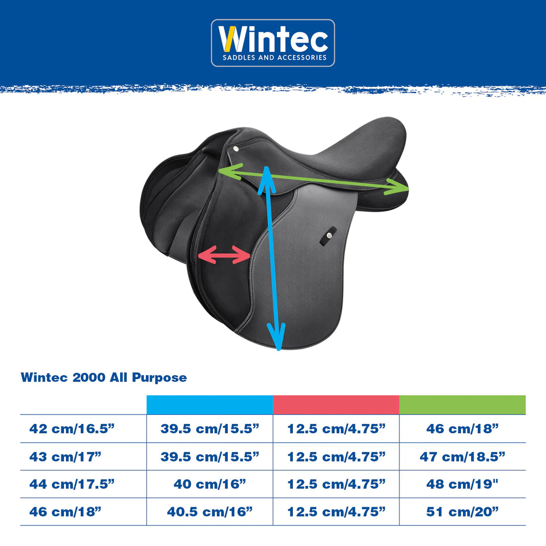 Wintec 2000 All Purpose Saddle HART