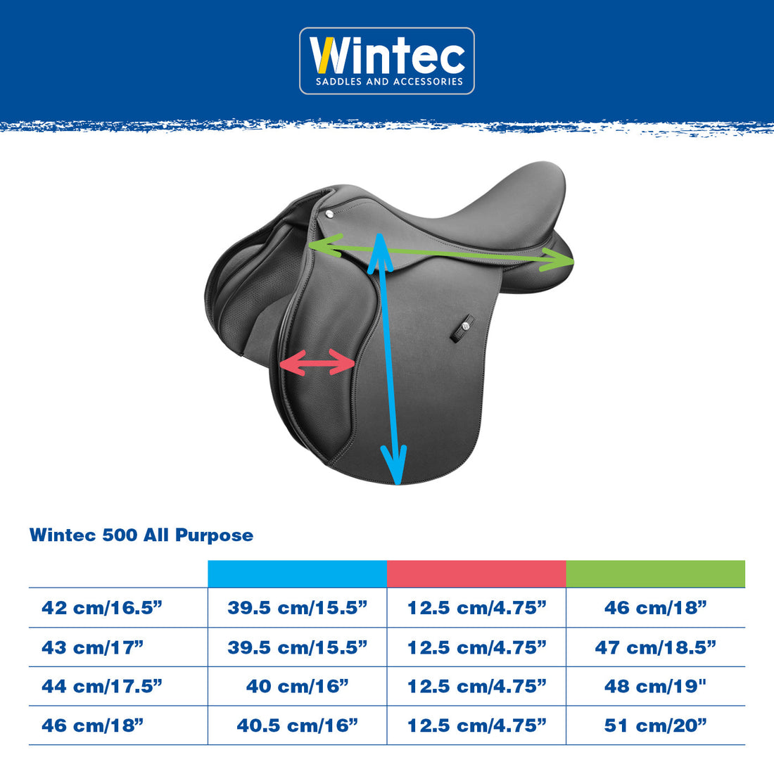 Wintec 500 All-Purpose Saddle HART