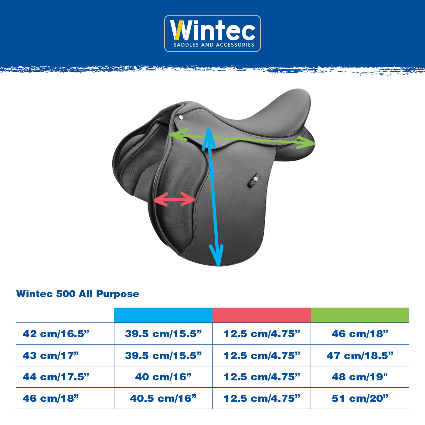 Wintec 500 All-Purpose Saddle HART