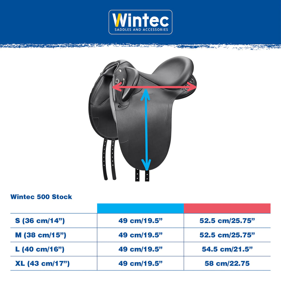 Wintec 500 Stock Saddle HART