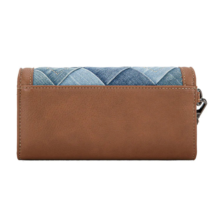 Wrangler Denim Patchwork Wallet