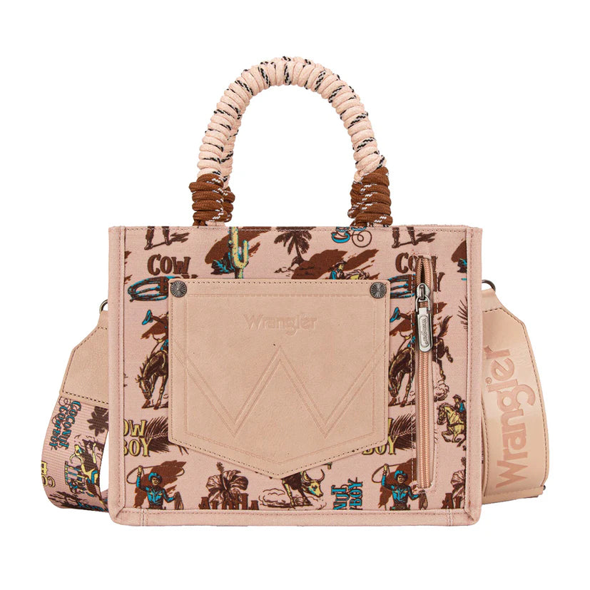 Wrangler Rodeo Print Crossbody Handbag
